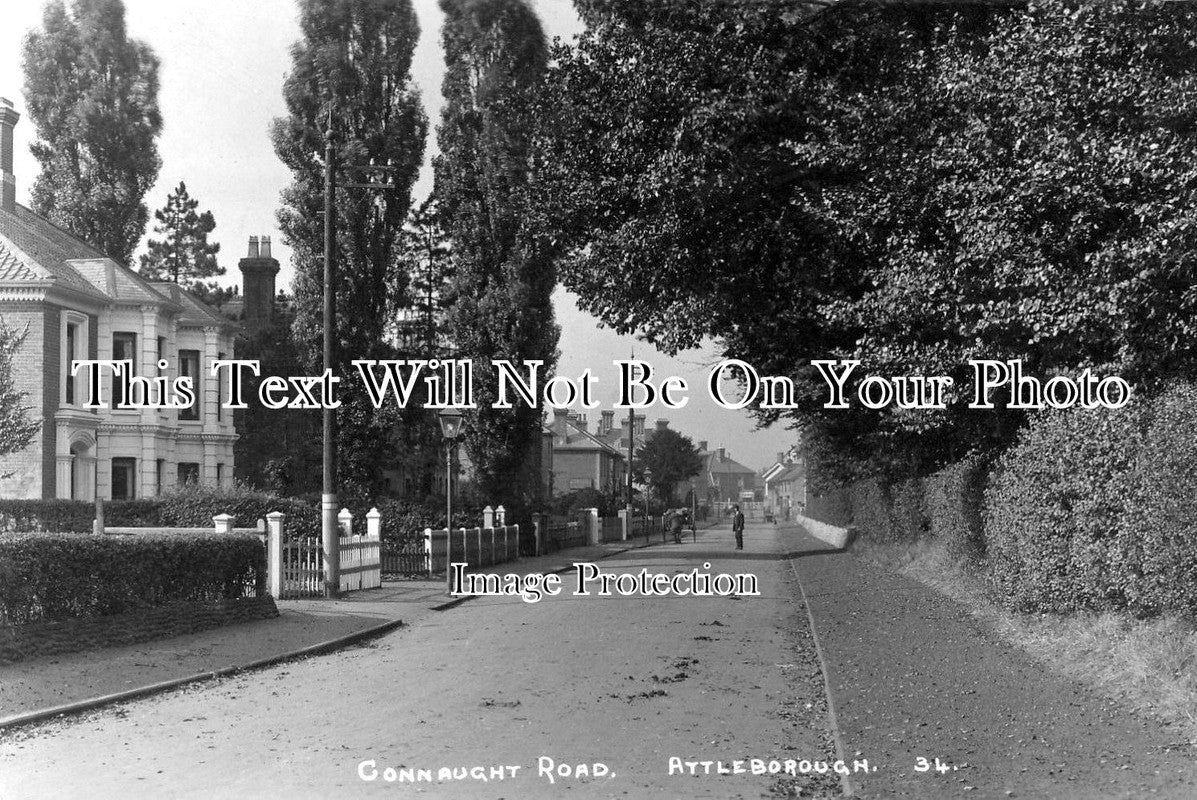 NF 252 - Connaught Road, Attleborough, Norfolk c1920