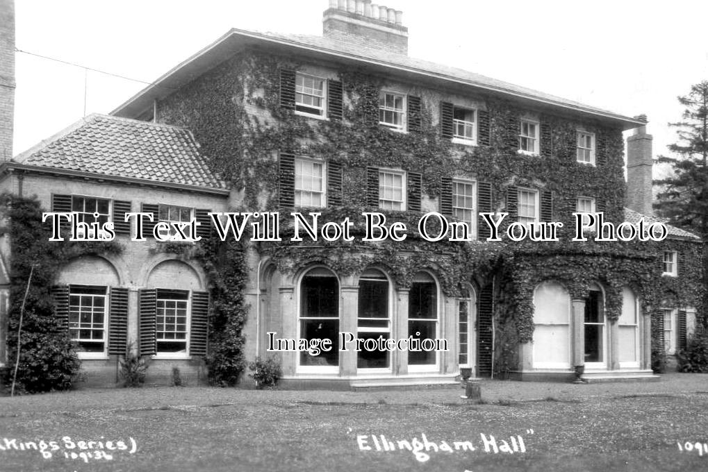 NF 2525 - Ellingham Hall, Norfolk