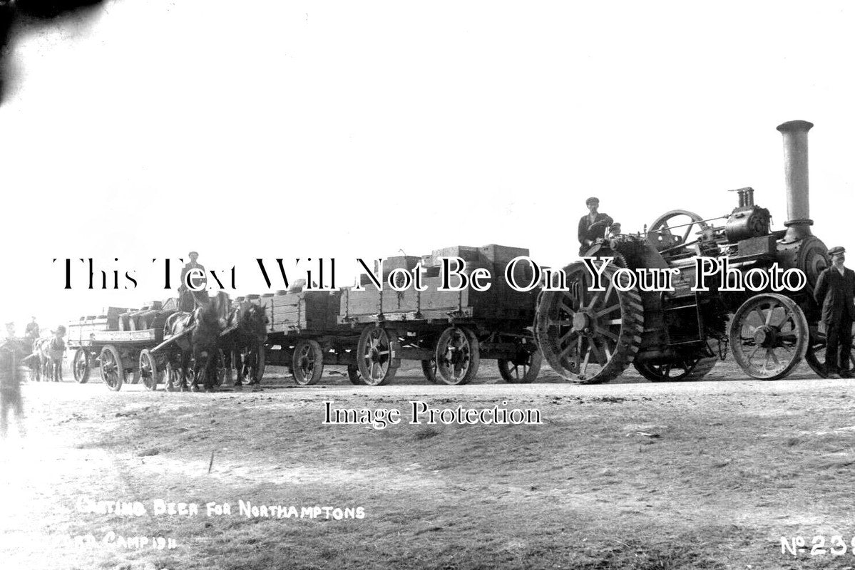 NF 2533 - Carting Beer For Northamptonshire Rgt, Thetford Camp