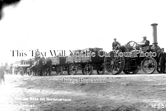 NF 2533 - Carting Beer For Northamptonshire Rgt, Thetford Camp