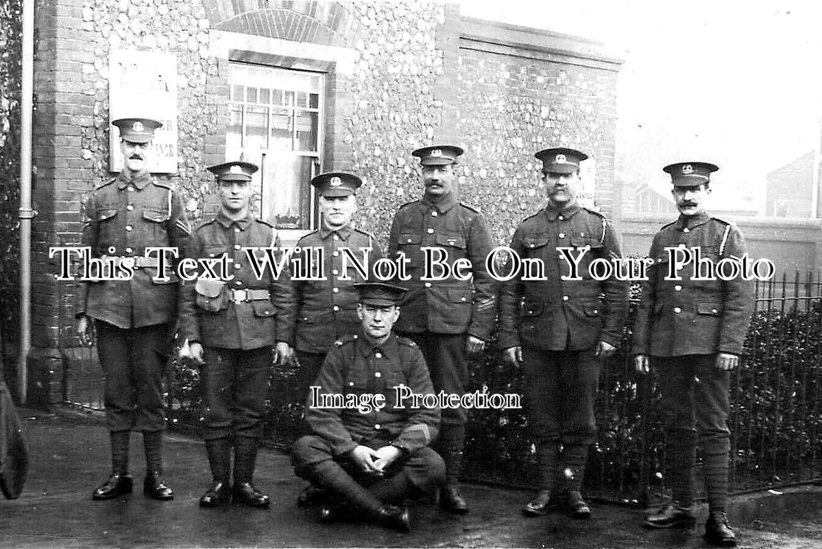 NF 2538 - Great Yarmouth Recruting Office, Norfolk Regiment 1914
