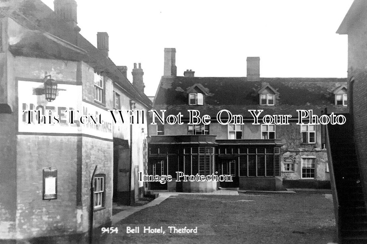 NF 2556 - Bell Hotel, Thetford, Norfolk c1932