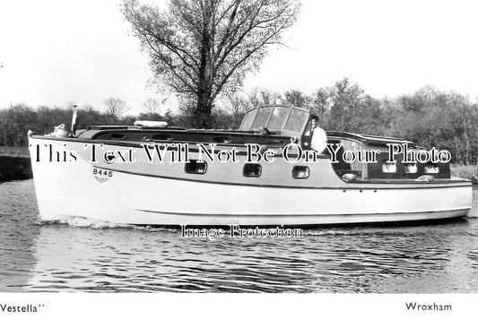 NF 2591 - Vestella Cruiser Boat, Norfolk Broads, Wroxham, Norfolk