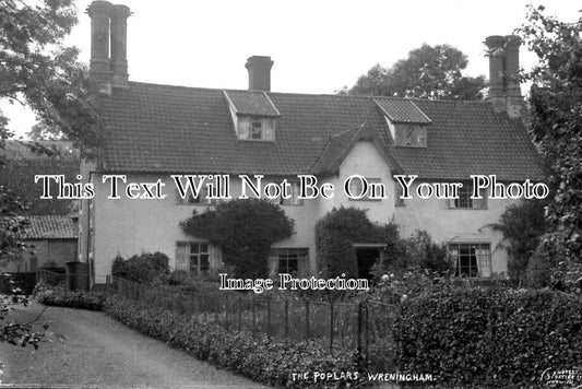 NF 2603 - The Poplars, Wreningham, Norfolk c1923