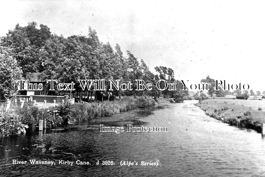 NF 2631 - River Waveney, Kirby Cane, Norfolk c1920