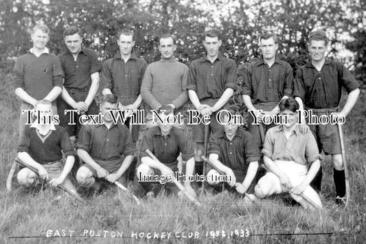 NF 2642 - East Ruston Hockey Club, Norfolk 1932 - 1933