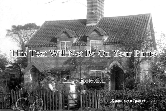 NF 2653 - Bootmakers, Shouldham Thorpe, Norfolk c1912