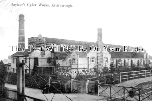 NF 2656 - Gaymers Cyder Works, Attleborough, Norfolk c1917