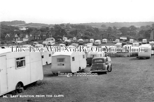 NF 2668 - East Runton From The Cliffs, Norfolk c1951