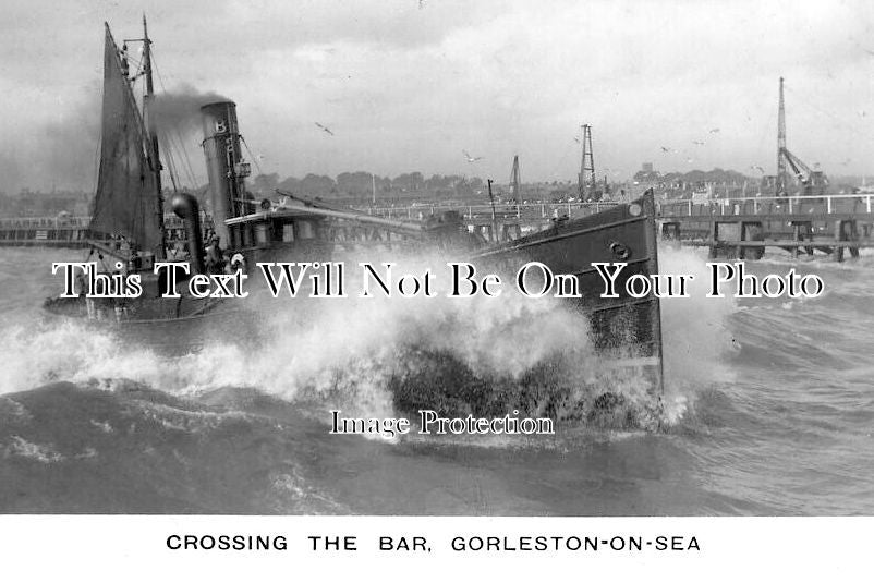NF 2678 - Crossing The Bar, Clacton On Sea, Norfolk c1935