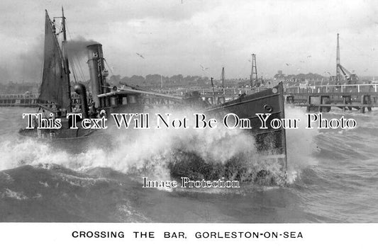 NF 2678 - Crossing The Bar, Clacton On Sea, Norfolk c1935