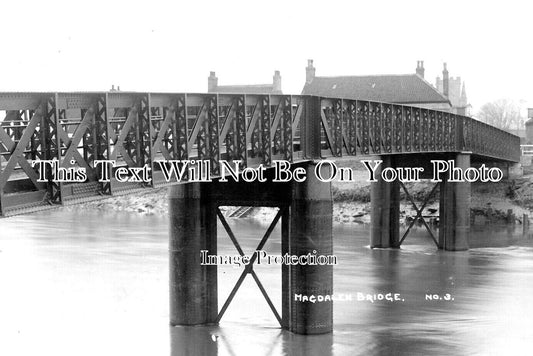 NF 2718 - Magdalen Railway Bridge, Norfolk c1910