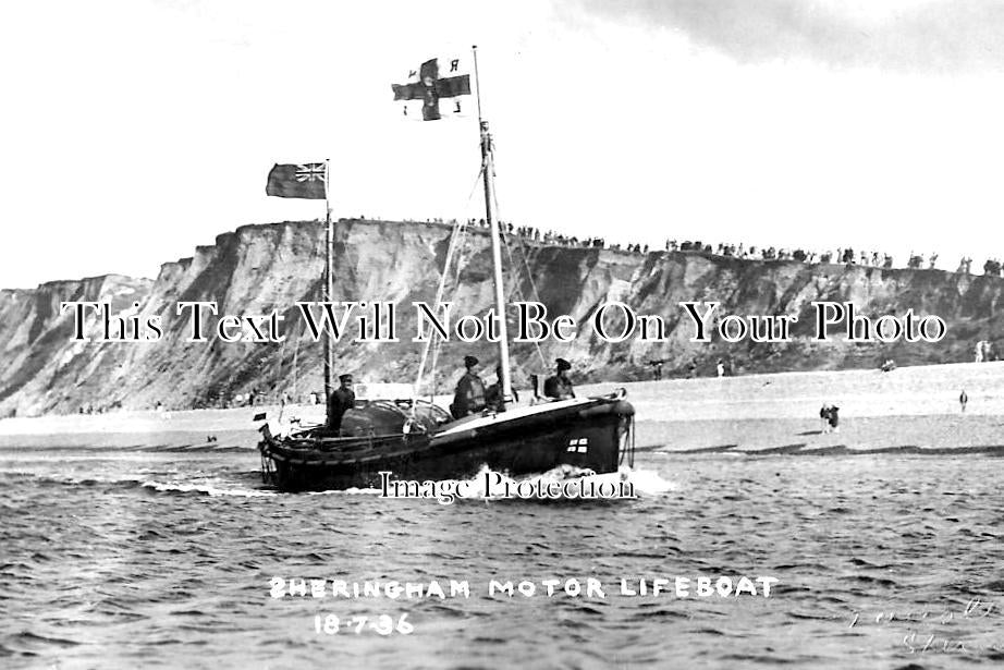 NF 2728 - Sheringham Motor Lifeboat, Norfolk c1936