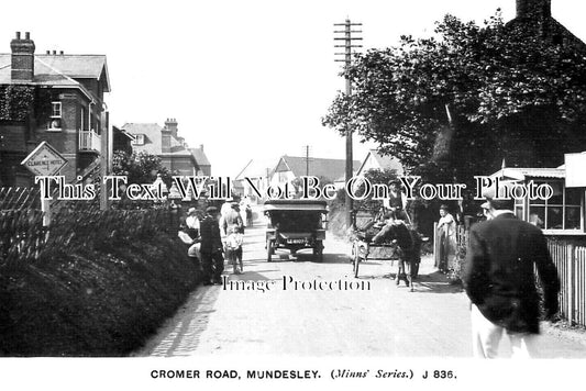 NF 2733 - Cromer Road, Mundesley, Norfolk c1912