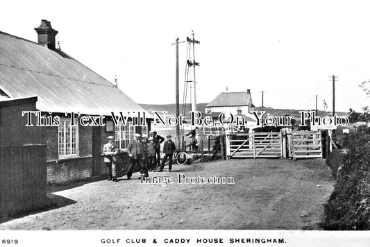 NF 2735 - Golf Club & Caddy House, Sheringham, Norfolk c1911