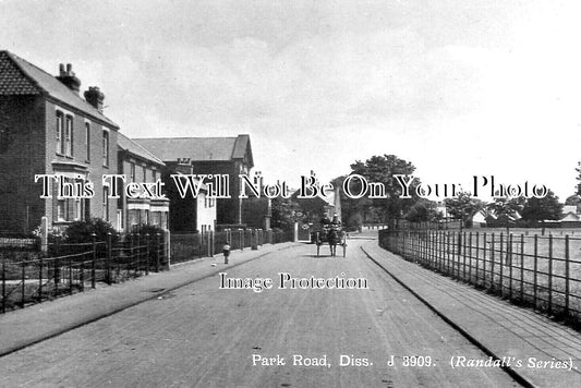NF 2749 - Park Road, Diss, Norfolk c1922