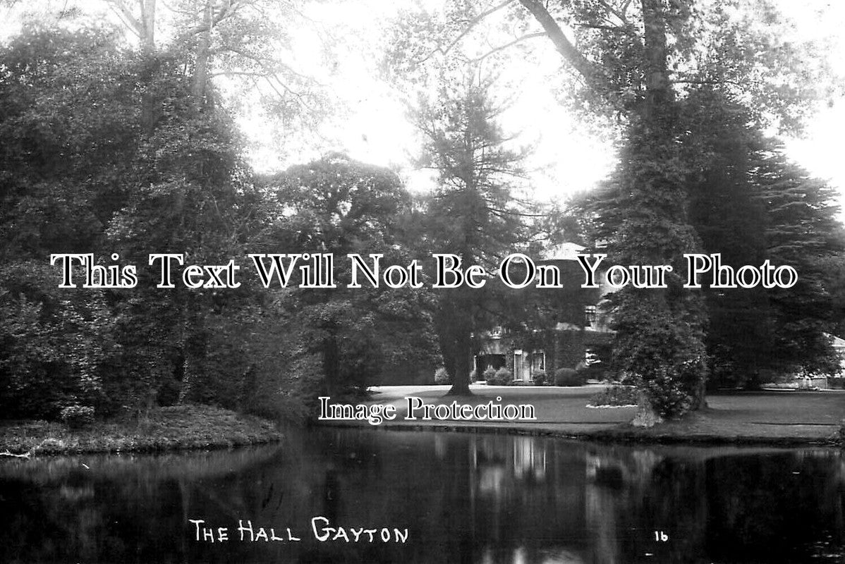 NF 2771 - The Hall, Gayton, Norfolk c1912