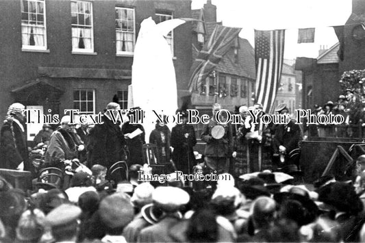 NF 2773 - Queen Alexandra Unveiling Edith Cavell Statue, Norwich, Norfolk 1918