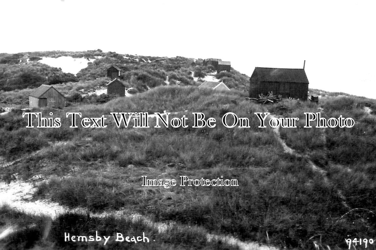 NF 2788 - Hemsby Beach, Norfolk c1920