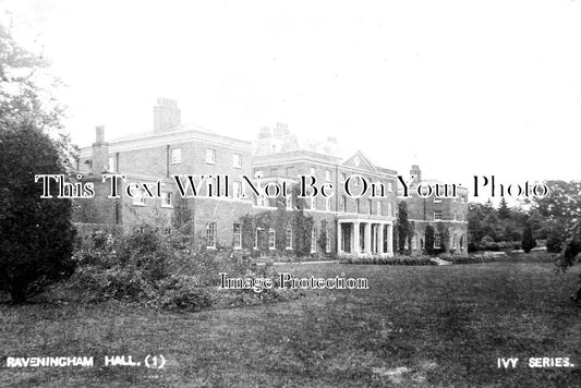 NF 2792 - Raveningham Hall, Norwich, Norfolk c1909