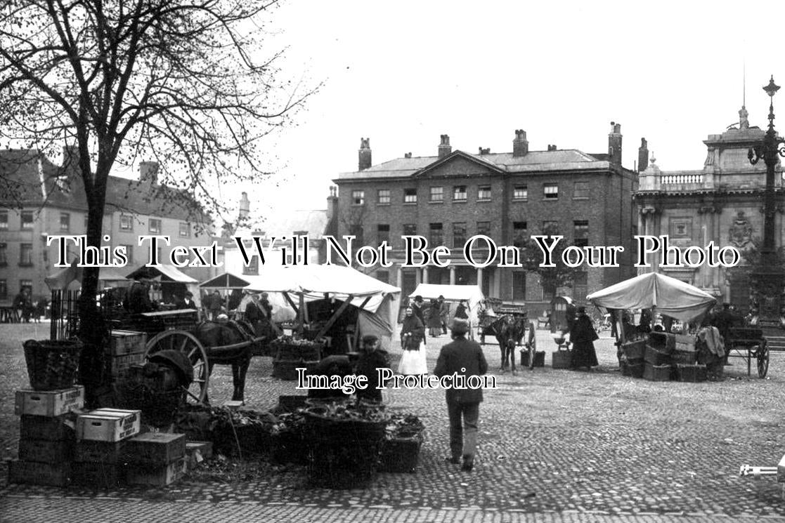 NF 2802 - Tuesday Market, Kings Lynn, Norfolk c1908