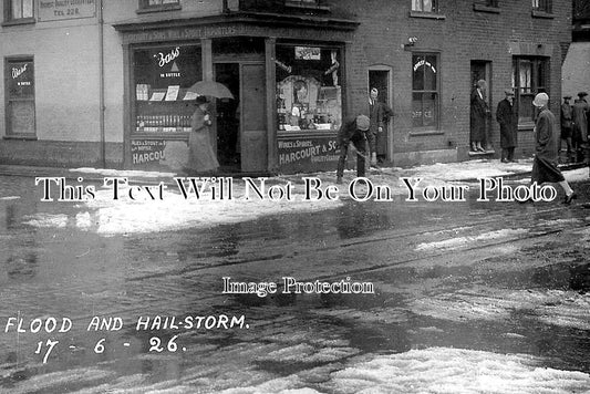 NF 2806 - Flood & Hailstorm, Norwich, Norfolk 1926