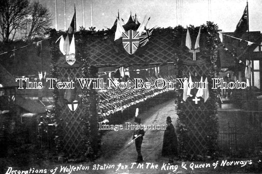 NF 2844 - King Of Norway, Wolferton Railway Station, Norfolk