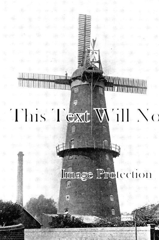 NF 2867 - Press's High Mill, Highest Windmill, Great Yarmouth, Norfolk