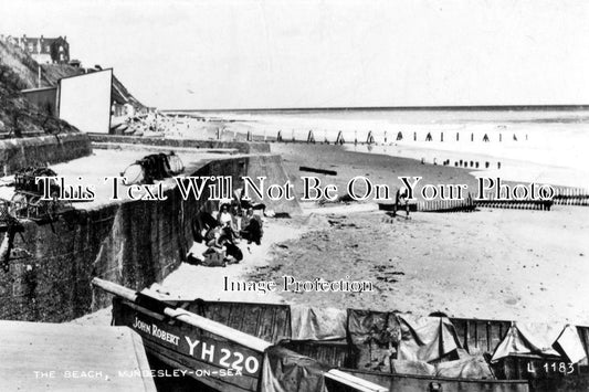 NF 287 - The Beach, Mundesley On Sea, Norfolk