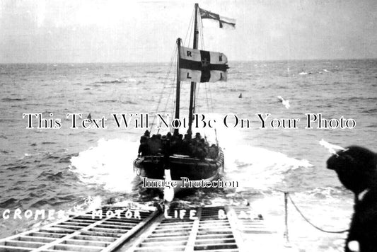 NF 2870 - Cromer Motor Lifeboat, Norfolk c1924