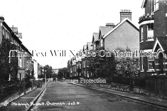NF 2872 - St Marys Road, Cromer, Norfolk c1912
