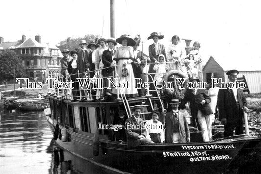 NF 2873 - Viscountess Bury Starting From Oulton Broad, Norfolk