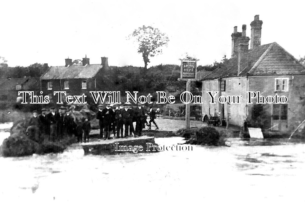 NF 2905 - Flood Damage, Anchor Of Hope Pub, Buxton Lamas, Norfolk
