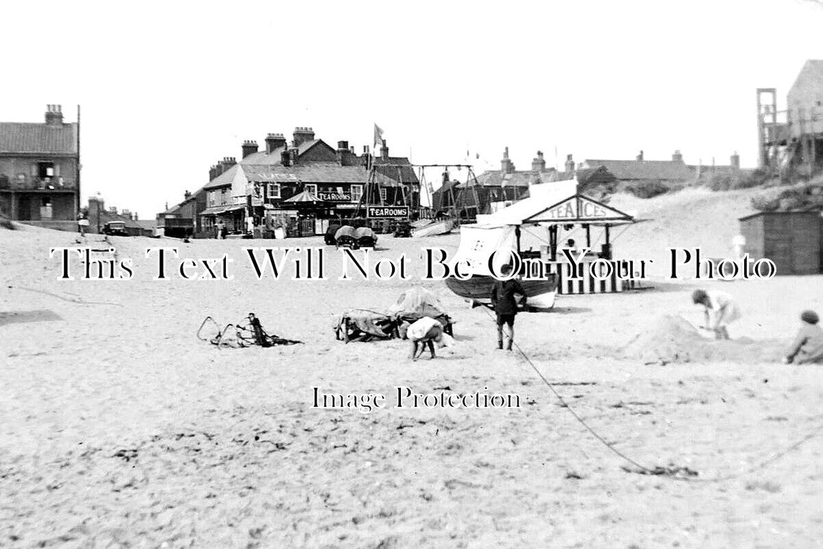 NF 2924 - Caister Beach & Tea Rooms, Norfolk