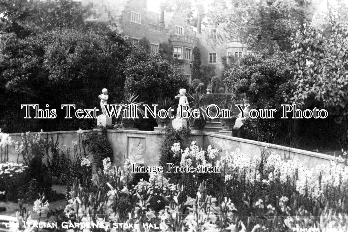 NF 2931 Stoke Holy Cross Hall Italian Gardens, Norfolk JB Archive