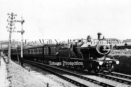 NF 294 - Steam Train No.53 Leaving Cromer, Norfolk