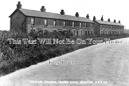 NF 2944 - Council Houses, Crown Road, Buxton, Norfolk