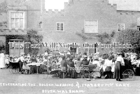 NF 2946 - Golden Wedding Of Major Jary, South Walsham Hall, Norfolk c1912