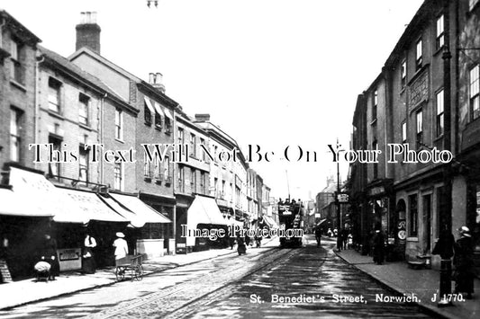 NF 2954 - St Benedicts Street, Norwich, Norfolk