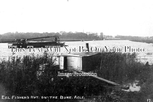 NF 2959 - Eel Fishers Hut On The Bure, Acle, Norfolk c1912