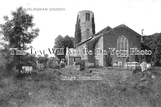 NF 2964 - Surlingham Church, Norfolk