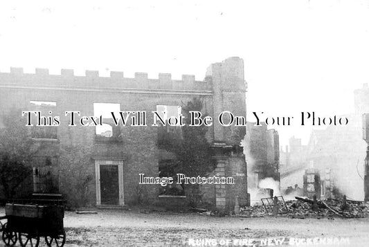 NF 2979 - Ruins Of Fire, New Buckenham, Norfolk