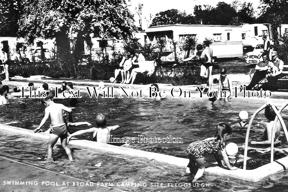 NF 3019 - Swimming Pool, Broad Farm Camping Site, Fleggburgh, Norfolk