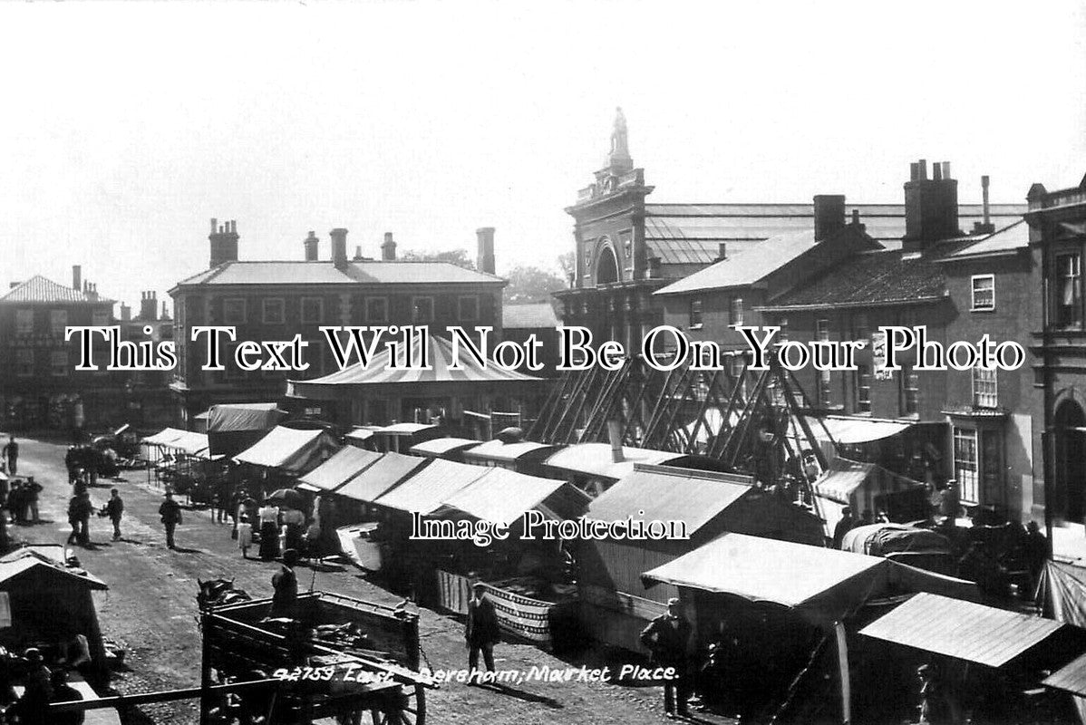NF 3029 - East Dereham Market Place, Norfolk c1914