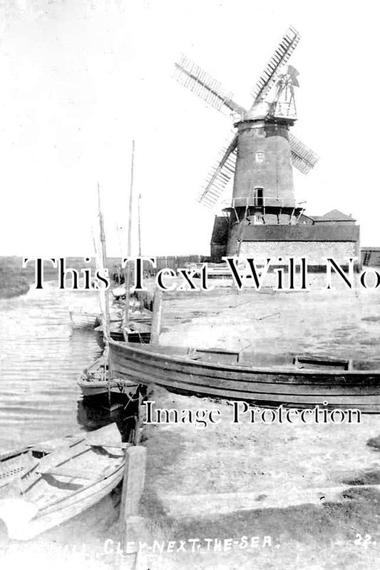NF 3046 - The Mill, Cley Next The Sea Windmill, Norfolk c1911