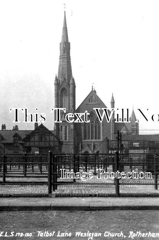 NF 3082 - Talbot Lane Wesleyan Church, Rotherham, Yorkshire