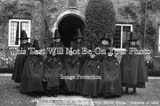 NF 3107 - Inmates Of Bede Houses, Castle Rising, Norfolk