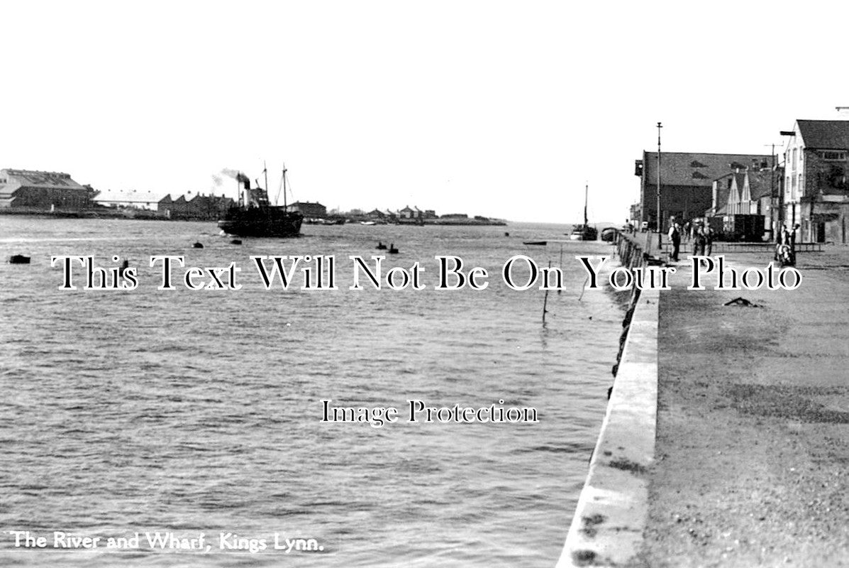 NF 3140 - The River & Wharf, Kings Lynn, Norfolk