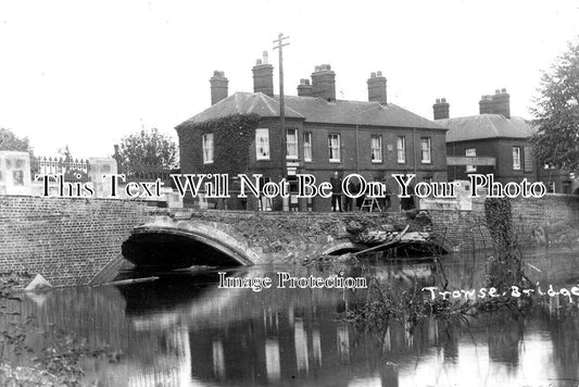 NF 3145 - Trowse Bridge Flood Damage, Norwich, Norfolk 1912