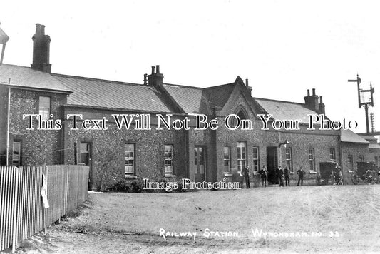 NF 3166 - Wymondham Railway Station, Norfolk c1915
